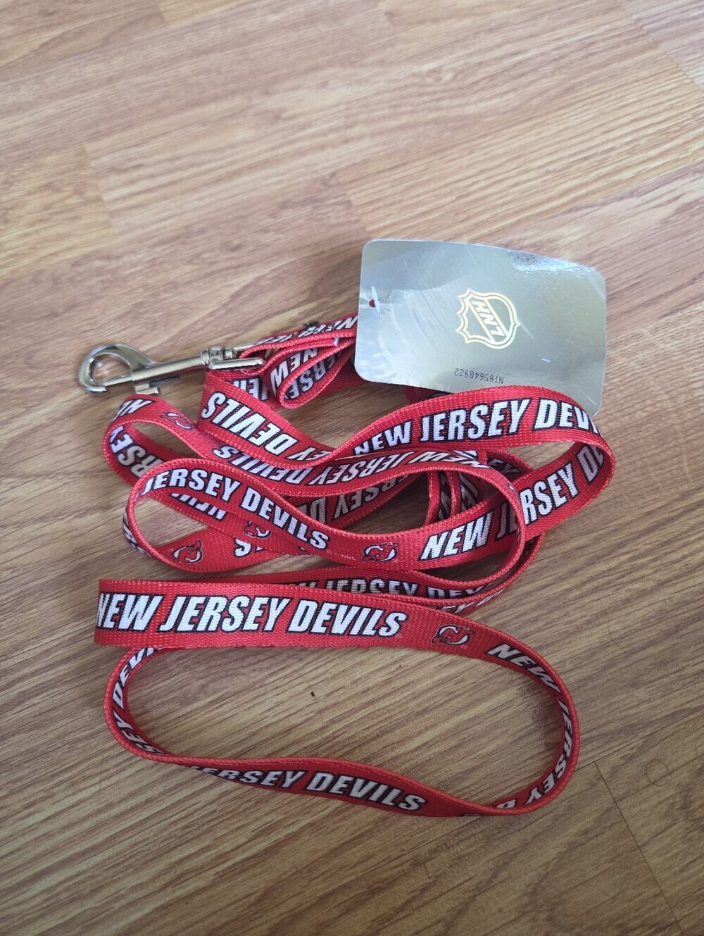 New Jersey Devils Dog Leash NWT Team Logo NHL NJ Hockey
